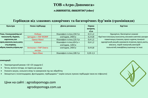 Гербіциди від злакових бур'янів фото